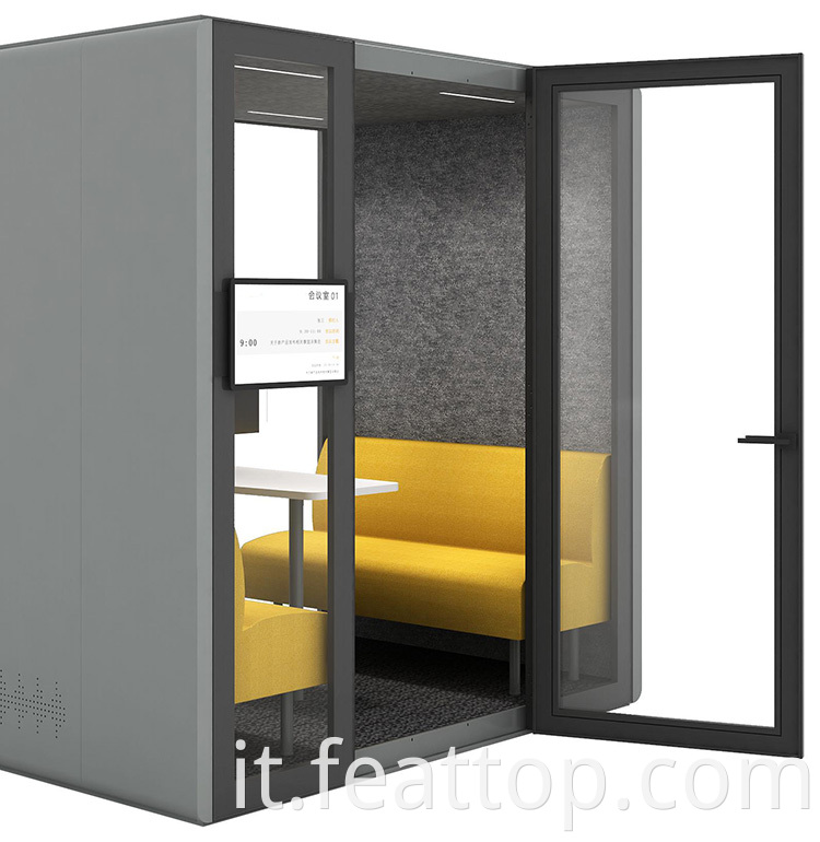 Design moderno silenzio mobile silenzio cabina telefonica acustica inonsompation pod